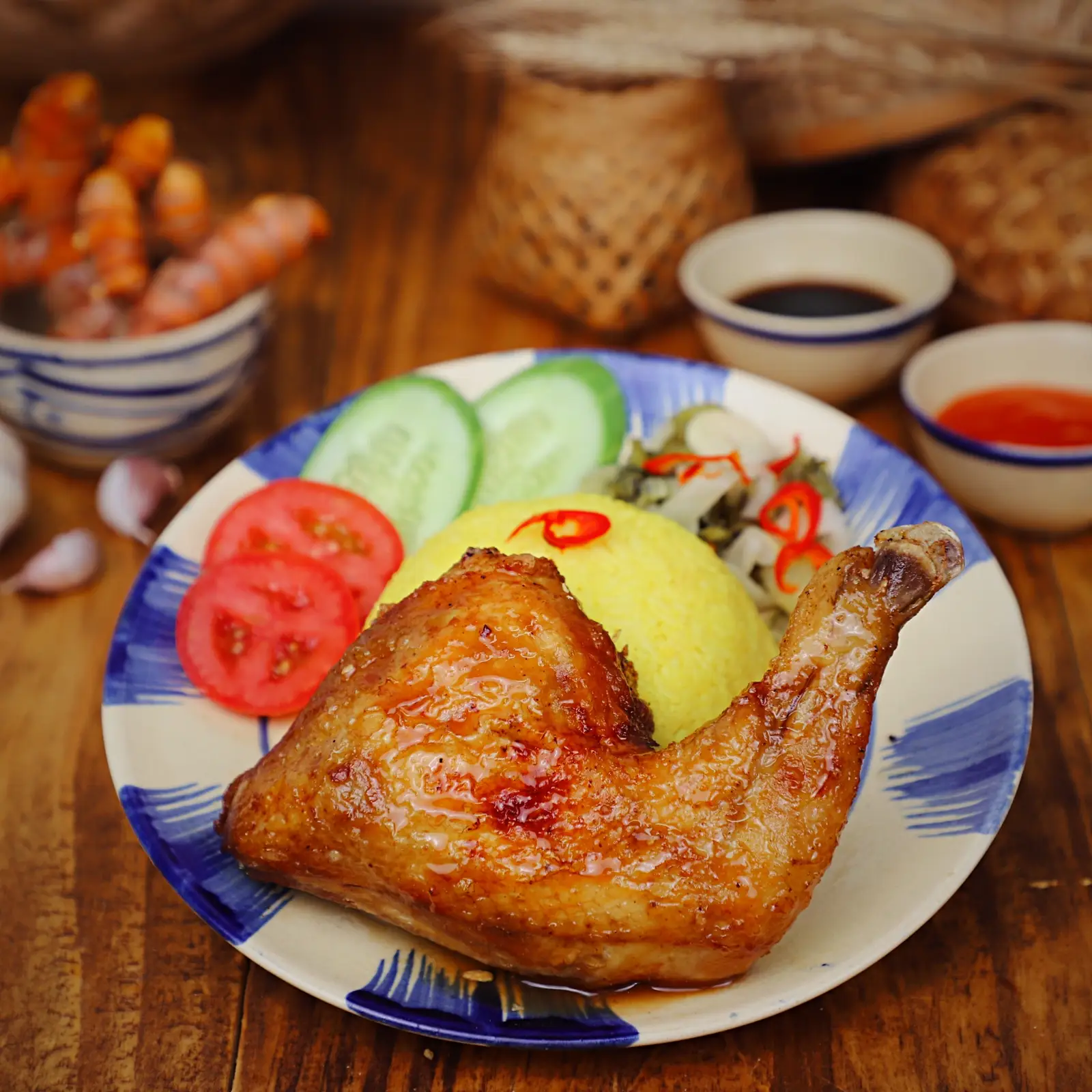Hình ảnh Cơm Gà Sốt Me (Lớn)