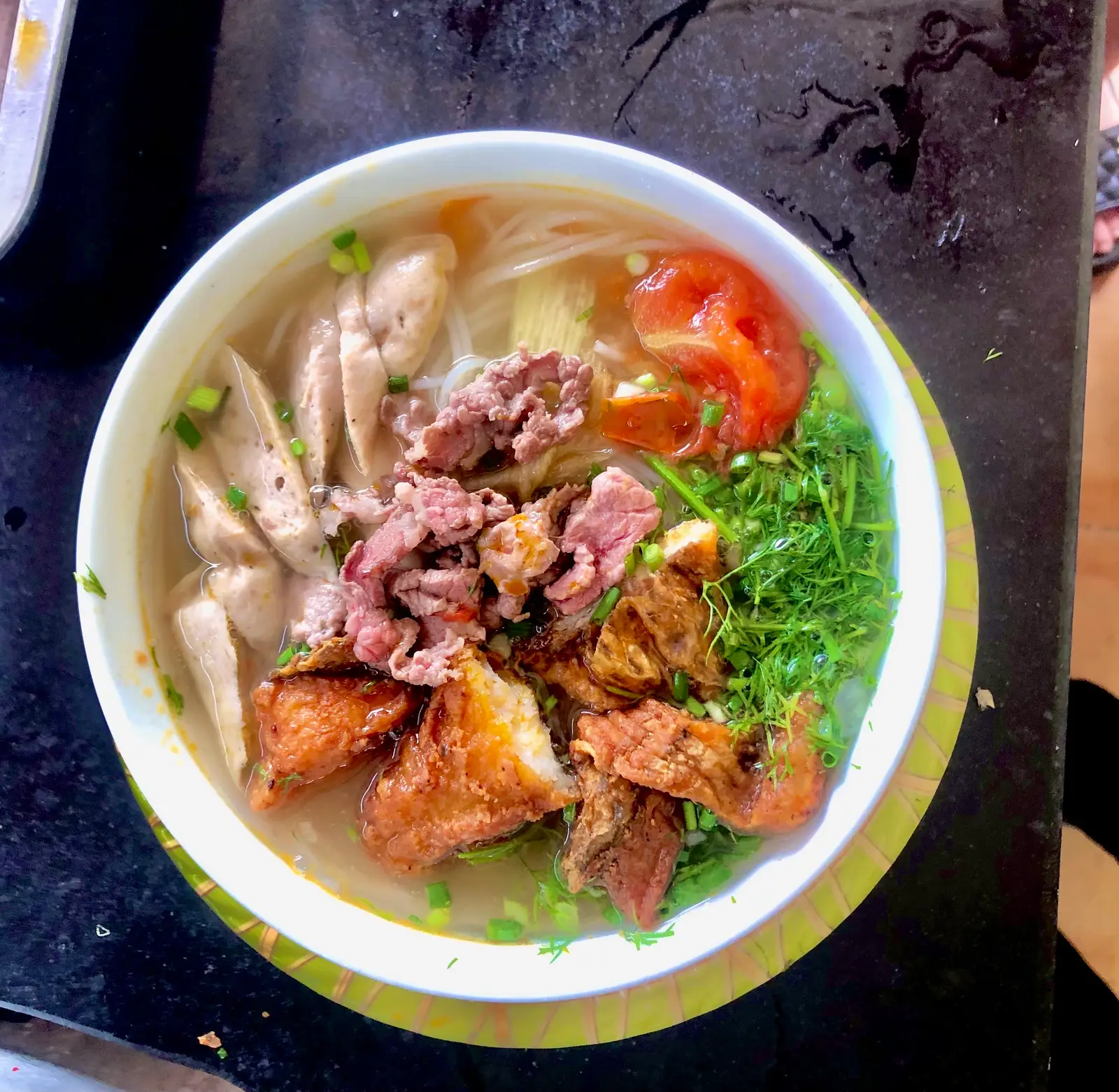 Hình ảnh bún cá giò bò