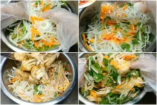 Hình ảnh Cơm gà xé gõi 