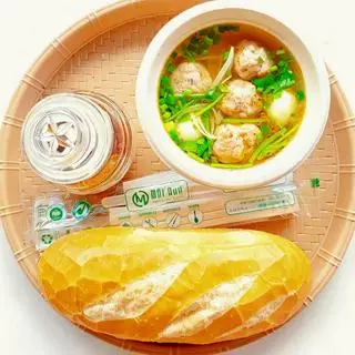 Hình ảnh Bánh mì xíu mại chén