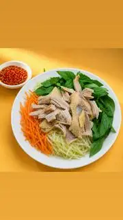 Hình ảnh GỎI ĐU ĐỦ GÀ XÉ