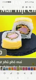 Hình ảnh Thịt nguội cuộn phô mai
