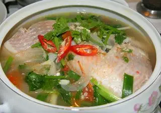 Hình ảnh Cơm Canh Cá Điêu hồng nấu ngót 