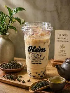 Hình ảnh Trà sữa olong nguyên lá