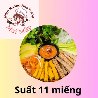 Hình ảnh Nem nướng Nha Trang suất lớn 11 miếng 