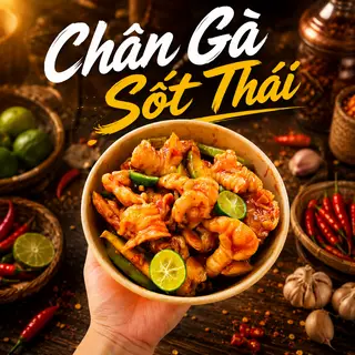 Hình ảnh Chân Gà Rút Xương Sốt Thái - Size L
