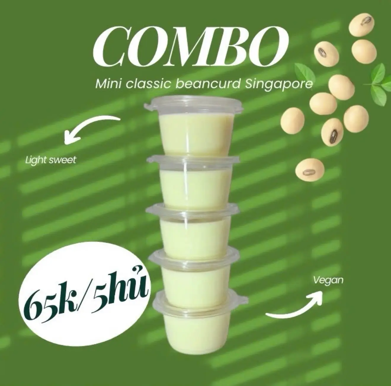 Hình ảnh Silk Tofu Pack/Set Tàu Hũ Truyền Thống (5pcs)