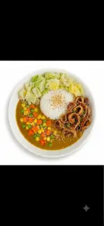 Hình ảnh Cơm Cà Ri Ba Chỉ Bò Mỹ