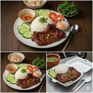 Hình ảnh CƠM TẤM SƯỜN MIẾNG