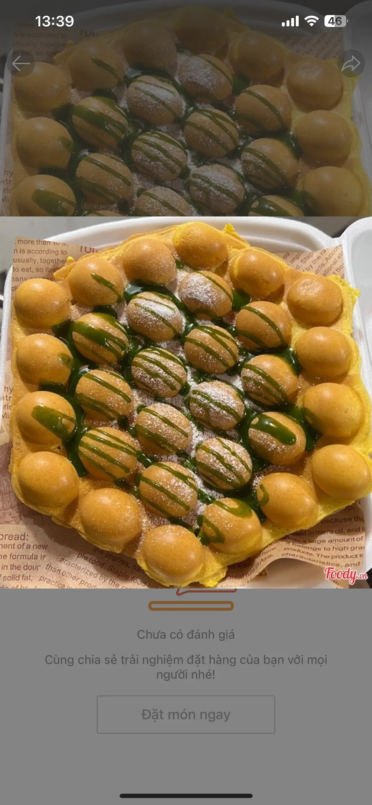 Hình ảnh Bánh Trứng Gà Non ( Sốt Matcha )