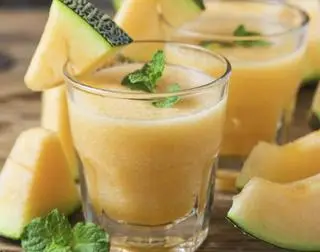 Hình ảnh sinh tố dưa lưới