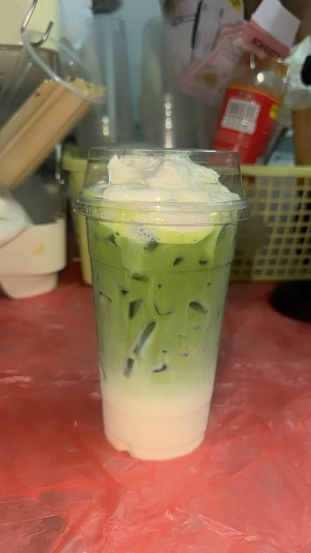 Hình ảnh Matcha latte kem cheese