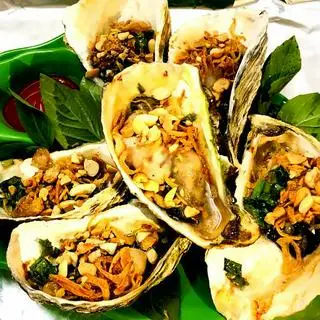 Hình ảnh Hàu nướng mỡ hành
