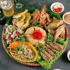 Hình ảnh mâm mẹt gà C 