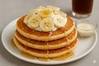 Hình ảnh Banana & Honey Pancakes 