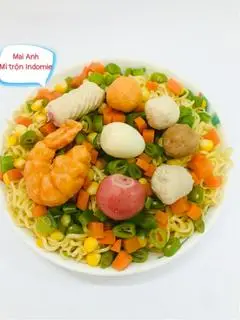 Hình ảnh Mì trộn thập cẩm nhiều mì