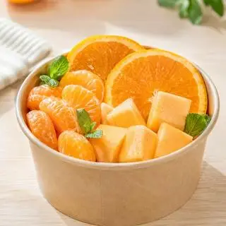 Hình ảnh (Tặng sữa chua) Combo 2H: Cam Kiếng-Quít Úc-Dưa Lưới - size 500ml
