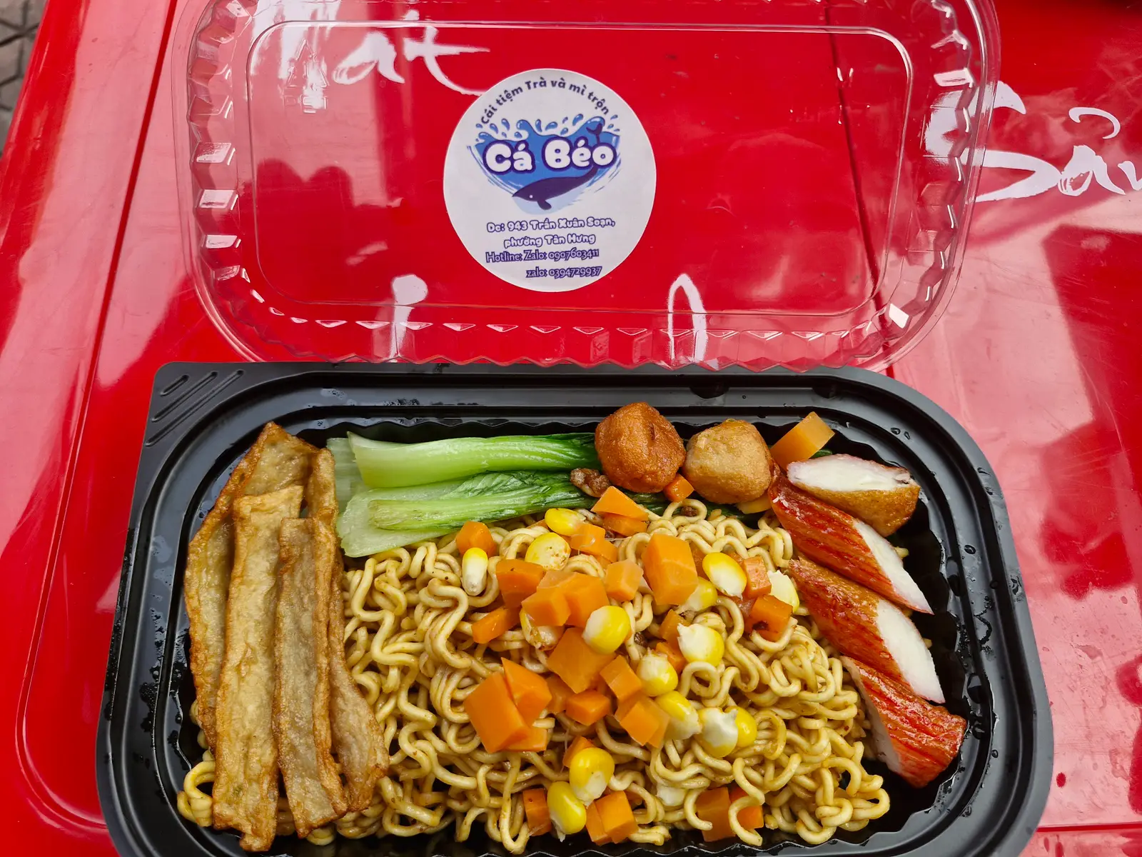 Hình ảnh Mì trộn Indomie 2 topping