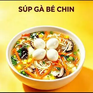 Hình ảnh Súp Gà Nấm+ Trứng Cút