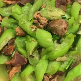 Hình ảnh Lòng xào mướp
