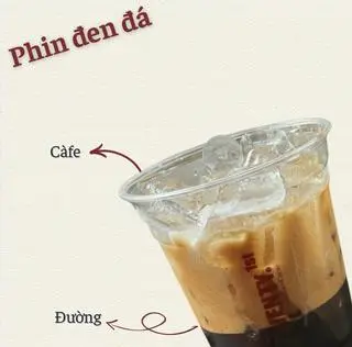 Hình ảnh Phin Đen Đá