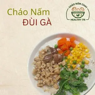Hình ảnh Cháo Nấm Đùi Gà Chay