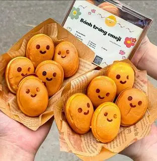 Hình ảnh Bánh Trứng Mặt Cười