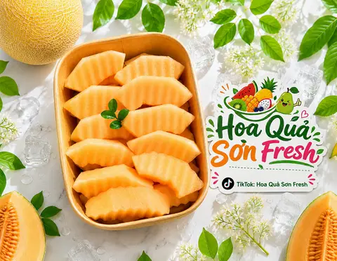 Hình ảnh DƯA LƯỚI GỌT SẴN