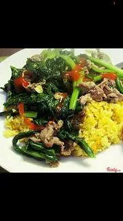Hình ảnh Cơm rang cải bò ngập thịt