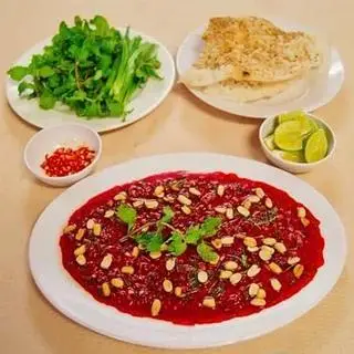 Hình ảnh tiết canh vịt hộp nhỏ