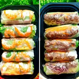 Hình ảnh Combo 5 gỏi tôm thịt - 5 bắp hoa bò