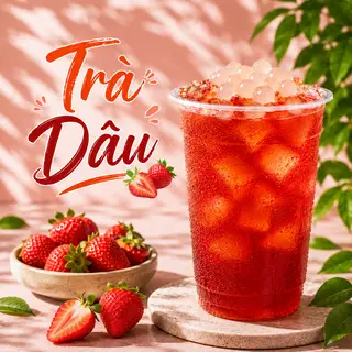 Hình ảnh Trà Dâu (Ly Lớn)