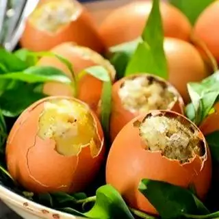 Hình ảnh Trứng gà nướng pate