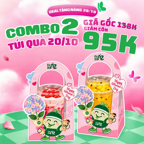 Hình ảnh COMBO 2 TÚI QUÀ 20/10 – CHÚT QUÀ CHO NÀNG