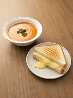Hình ảnh Soup S and cheese toast