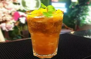 Hình ảnh TRÀ ĐÀO HẠT CHIA 