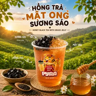 Hình ảnh Hồng trà mật ong
