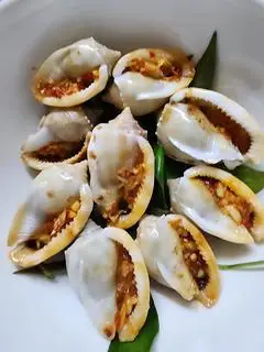 Hình ảnh ốc tỏi nướng sa tế