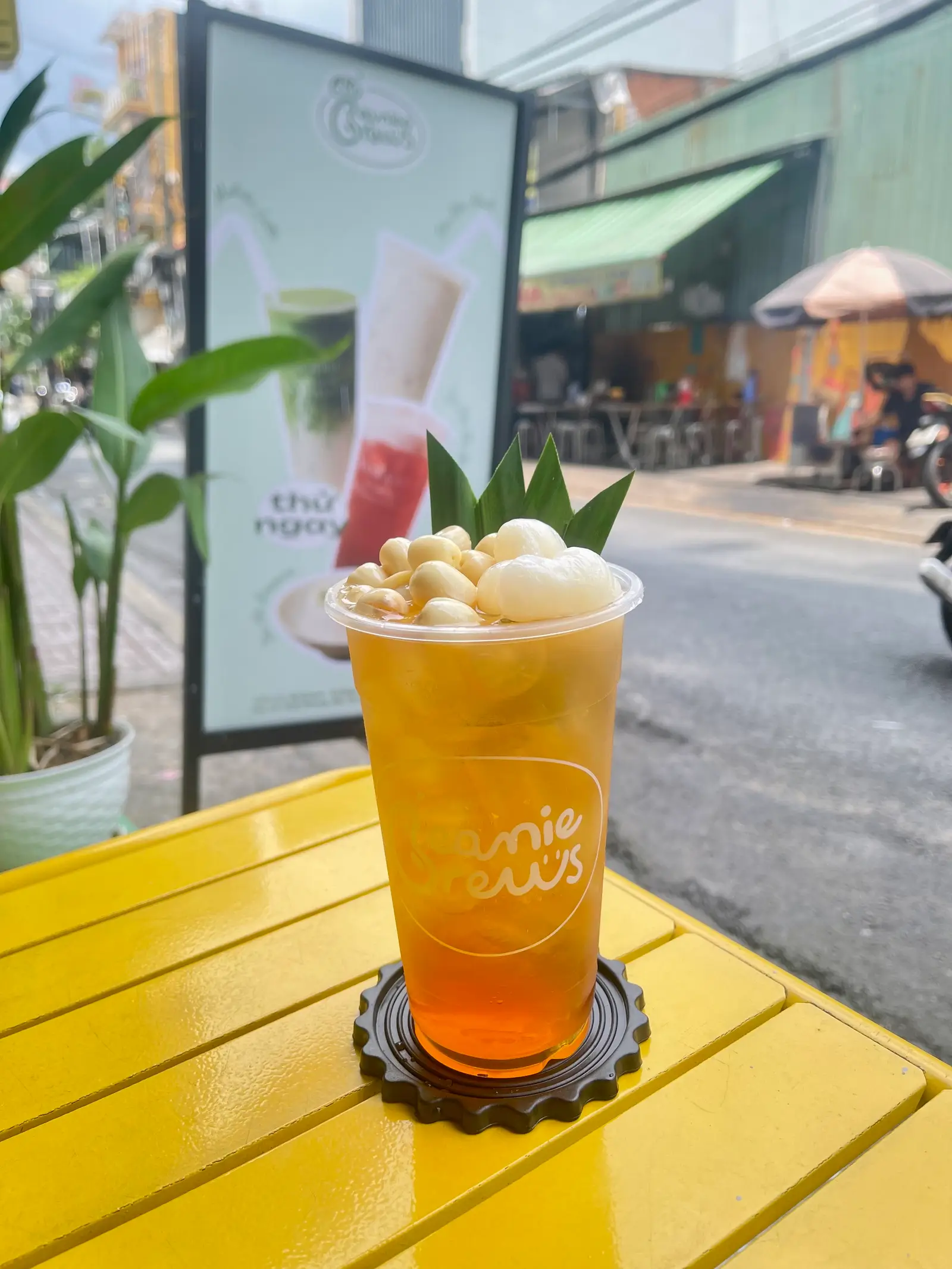 Hình ảnh Trà Sen Nhãn size L (700ml) 