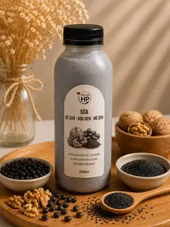 Hình ảnh SỮA ÓC CHÓ - ĐẬU ĐEN - MÈ ĐEN