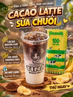 Hình ảnh CACAO LATTE SỮA CHUỐI 