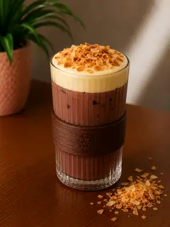 Hình ảnh Cacao Kem Trứng Dừa Nướng