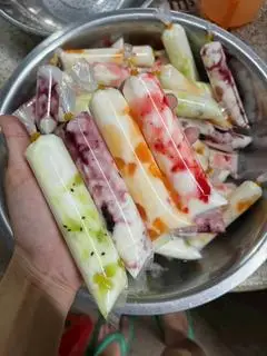 Hình ảnh sữa chua mix vị