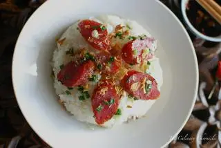 Hình ảnh xôi lạp xưởng 