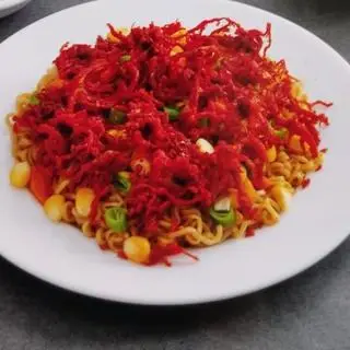 Hình ảnh mì trộn rau củ