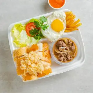 Hình ảnh Bò né trứng opla