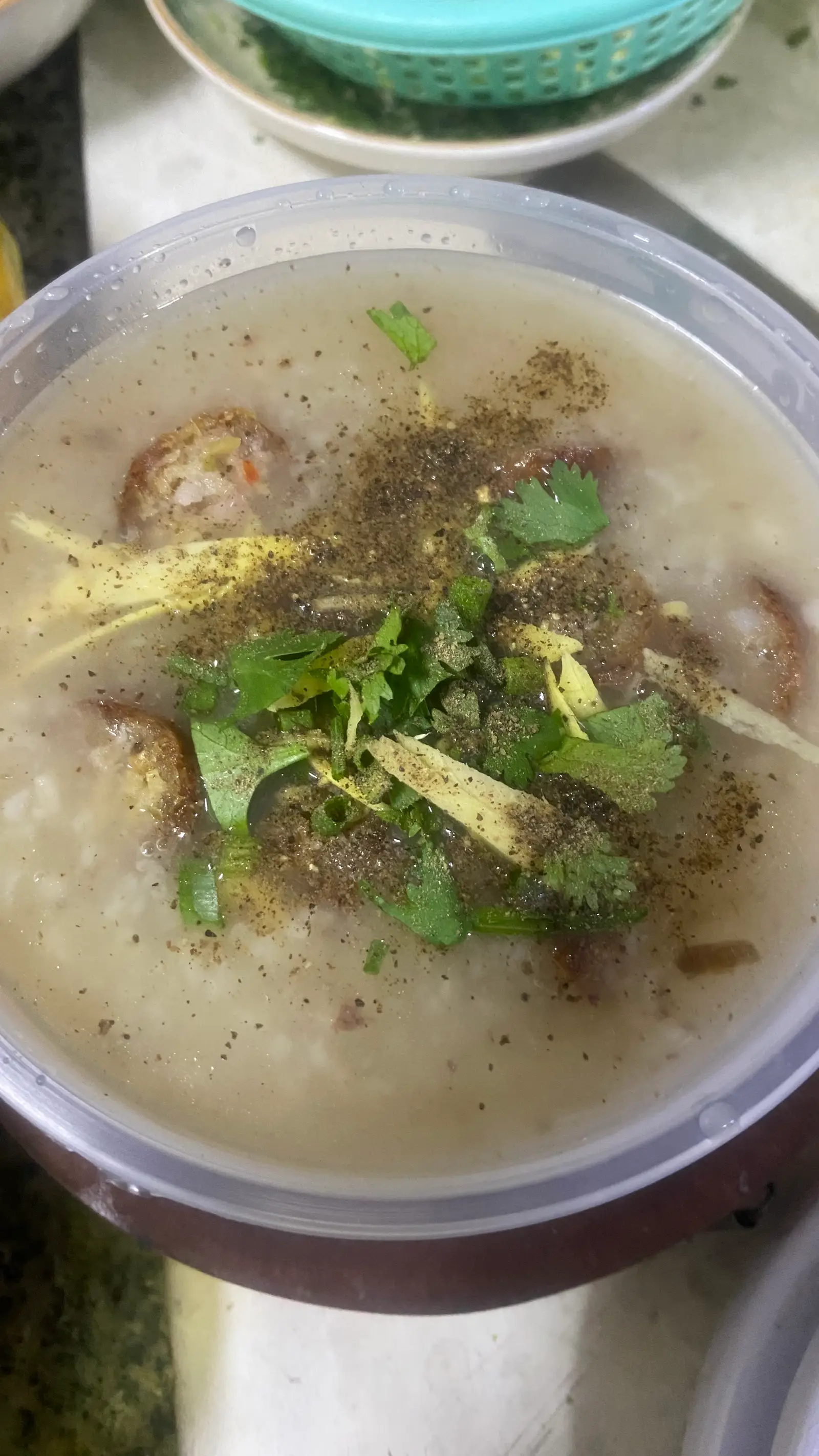 Hình ảnh cháo cuốn họng