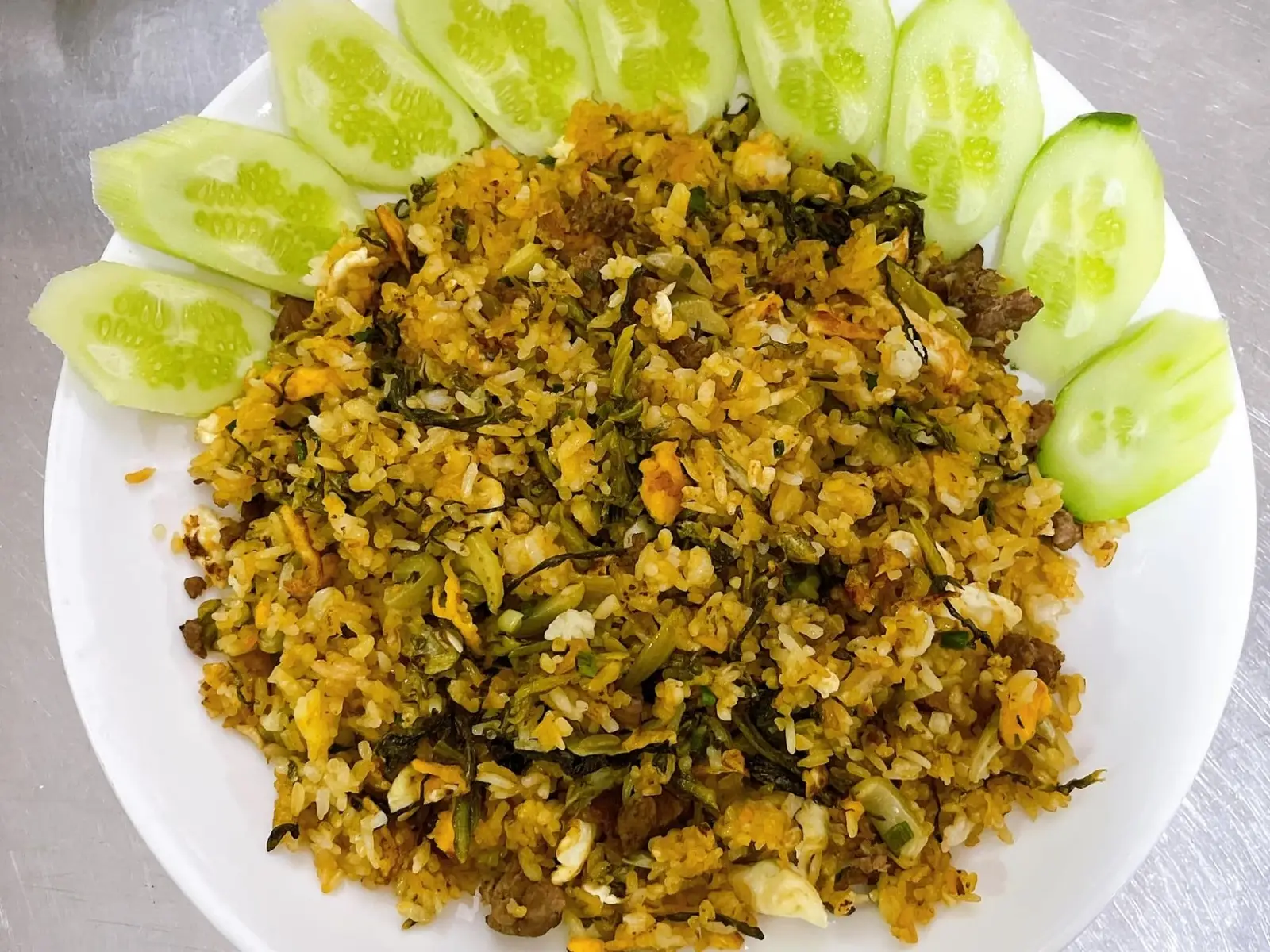 Hình ảnh Cơm rang dưa bò chay
