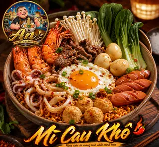 Hình ảnh Mì Cay Trộn Thập Cẩm (Đầy Đủ Topping)