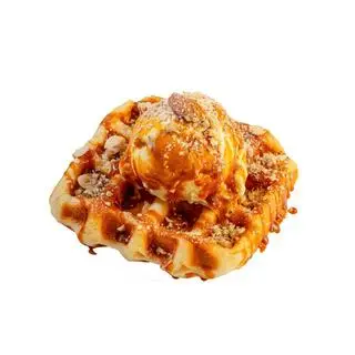 Hình ảnh Waffle vanilla with coffee ice cream